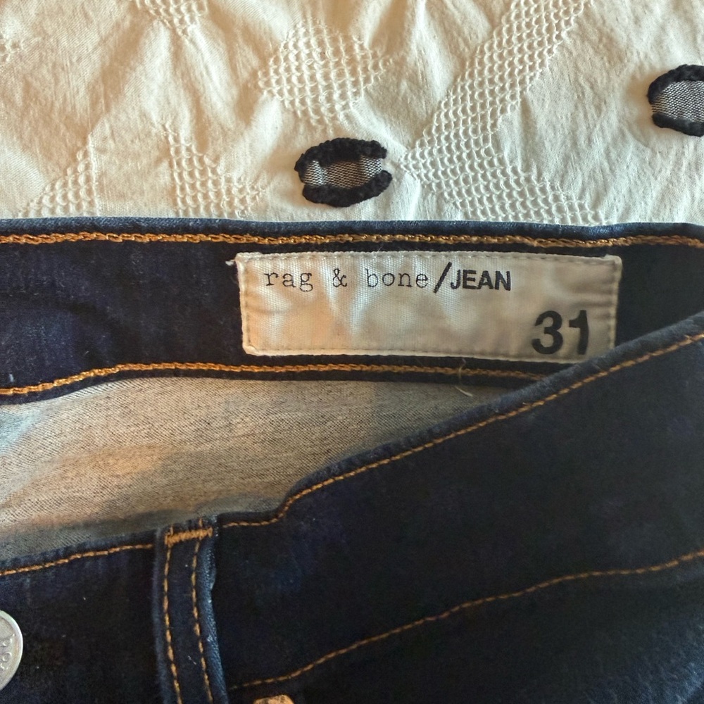 Rag & Bone Dark Blue Women's Jeans 29 (reads 31)